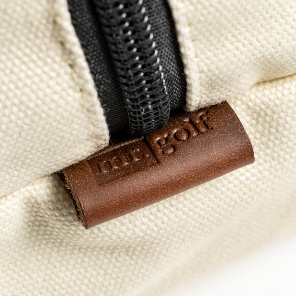 Personalised Premium Golf Shoe Bag (Ivory)