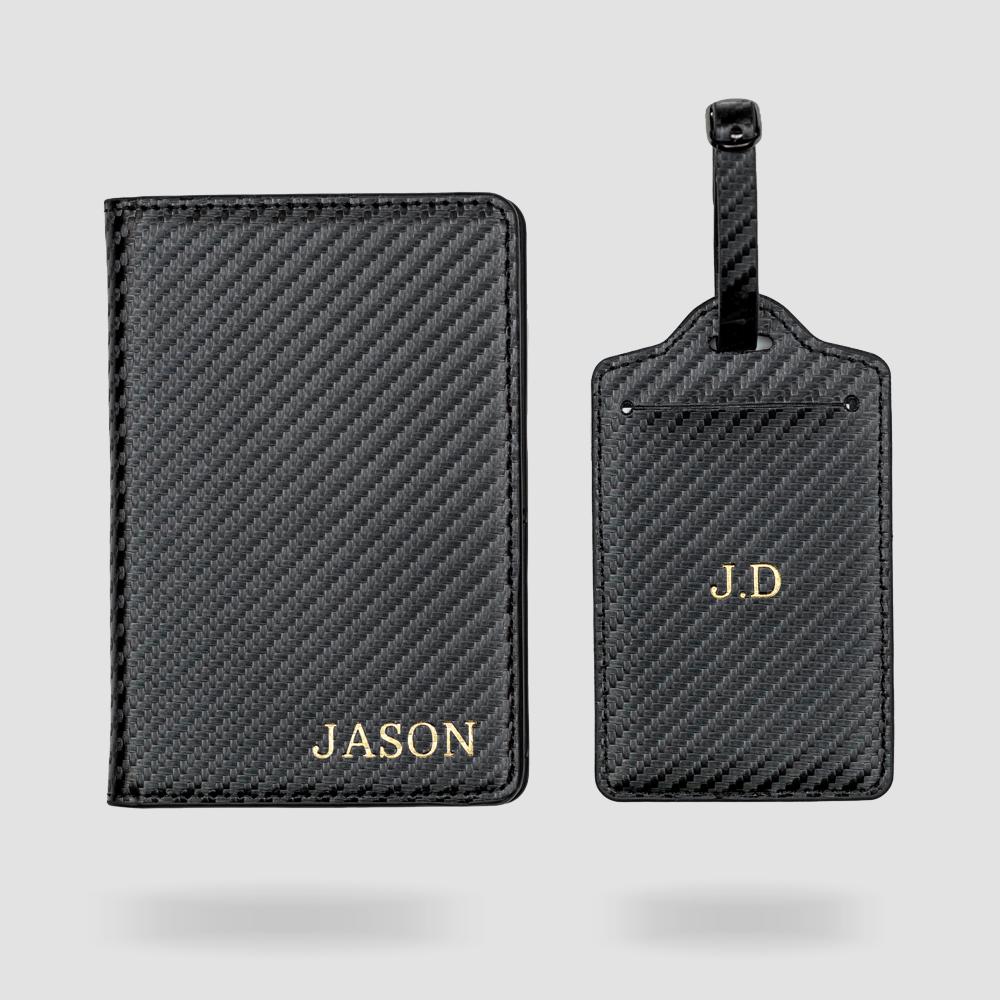 Personalised passport holder and luggage tag
