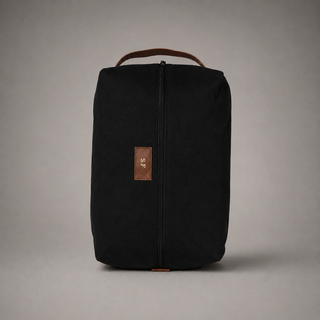 Personalised Golf Shoe Bag (Black)