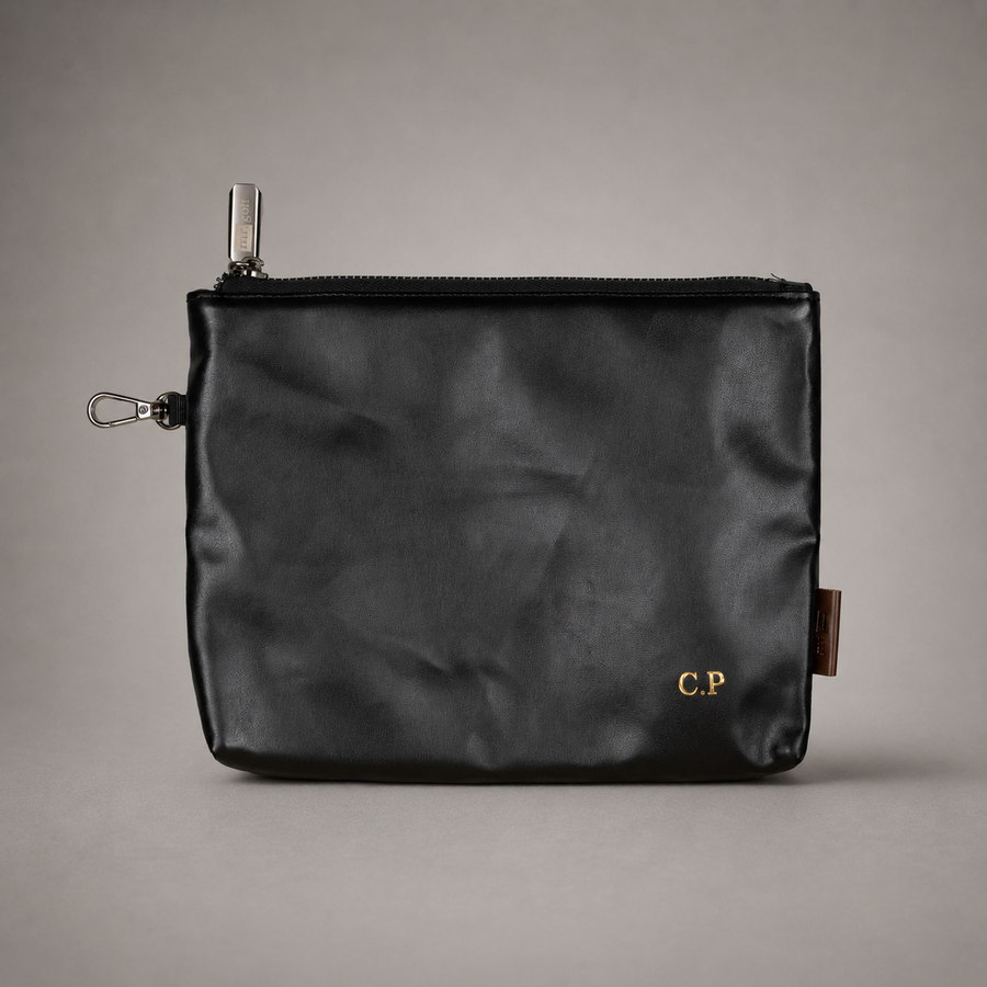 Personalised Golf Pouch Bag (Black)