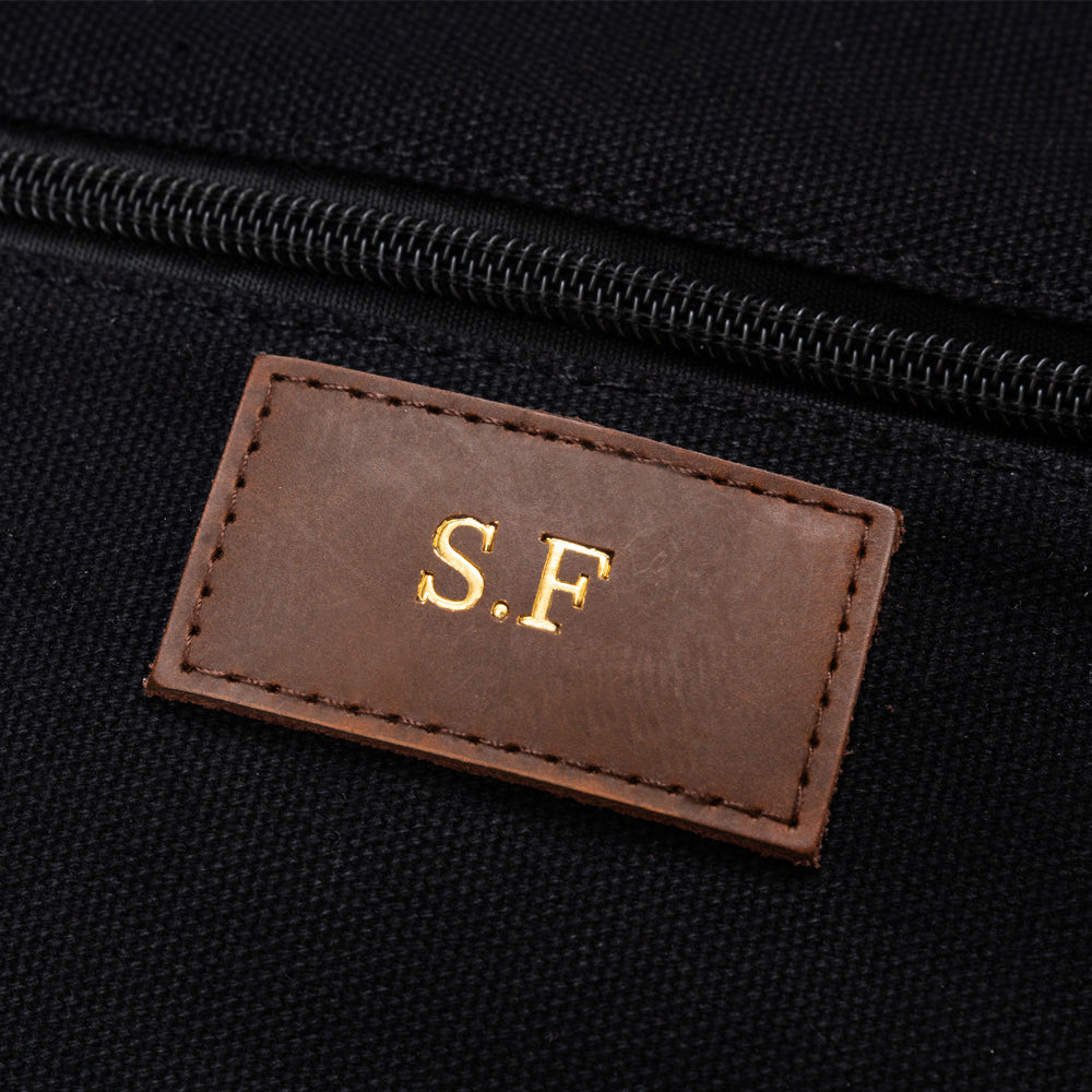 Personalised Golf Shoe Bag (Black)