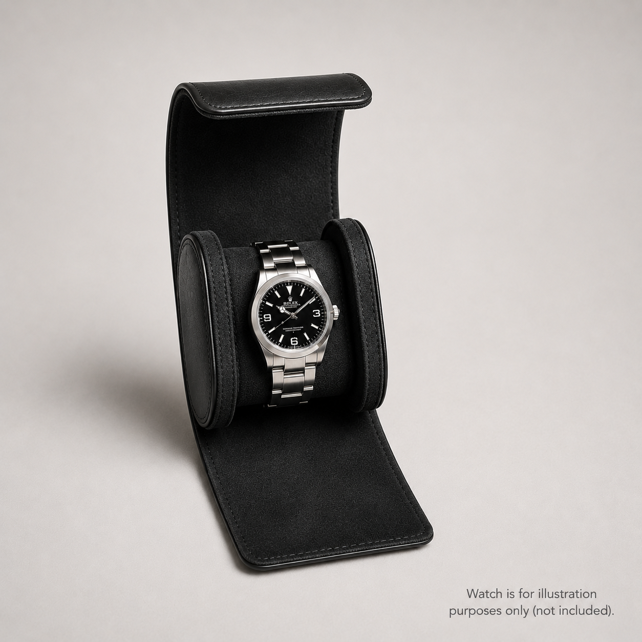 Personalised Premium Single Watch Case (Jet Black)