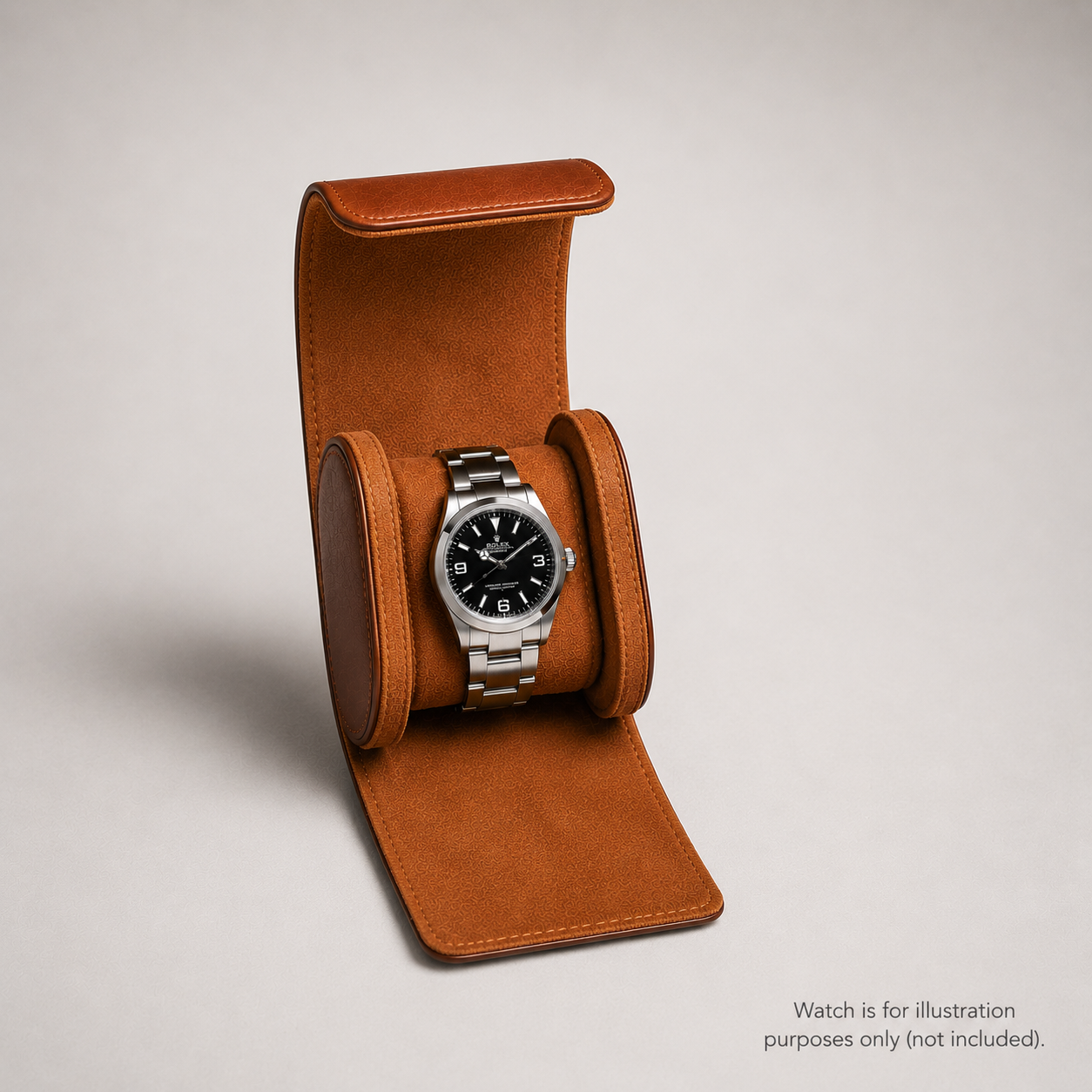 Personalised Premium Single Watch Case (Vintage Brown)