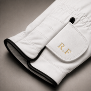 Personalised Premium Cabretta Leather Golf Glove (MENS) - White