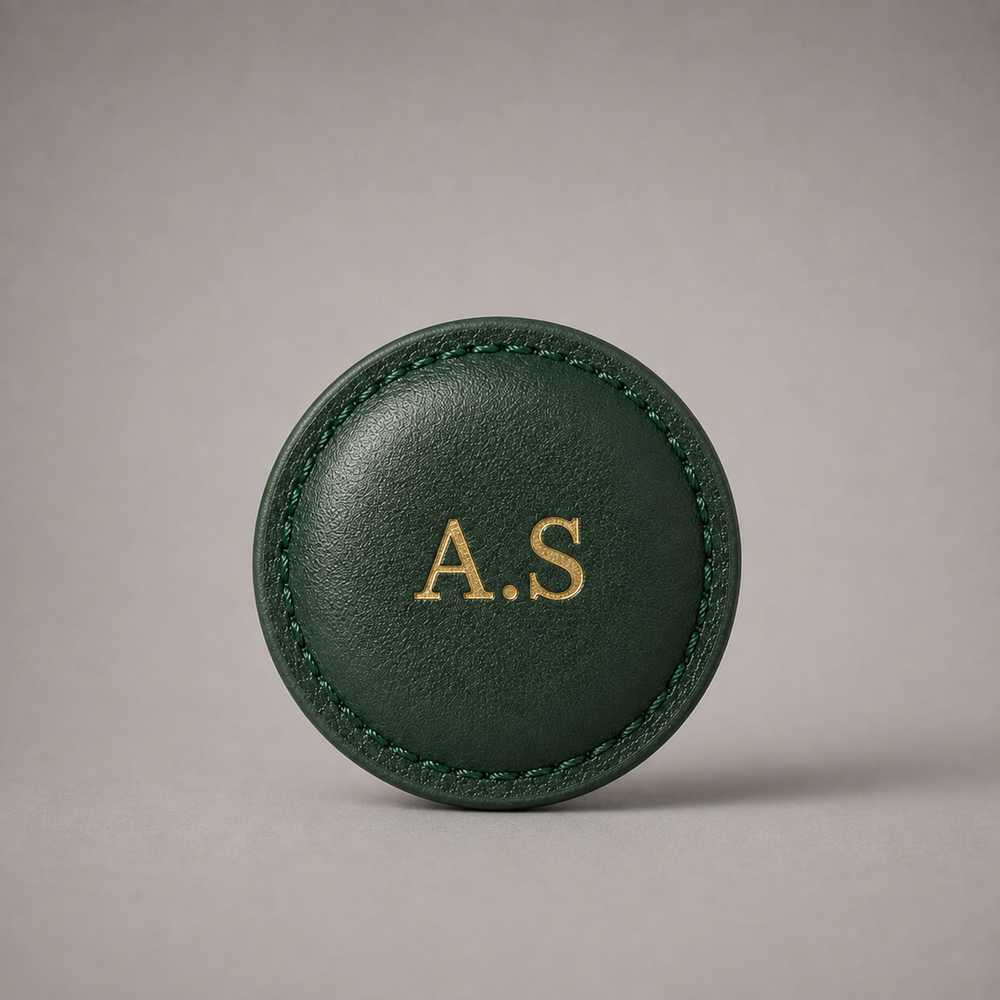 Personalised Golf Ball Marker (Forest Green)
