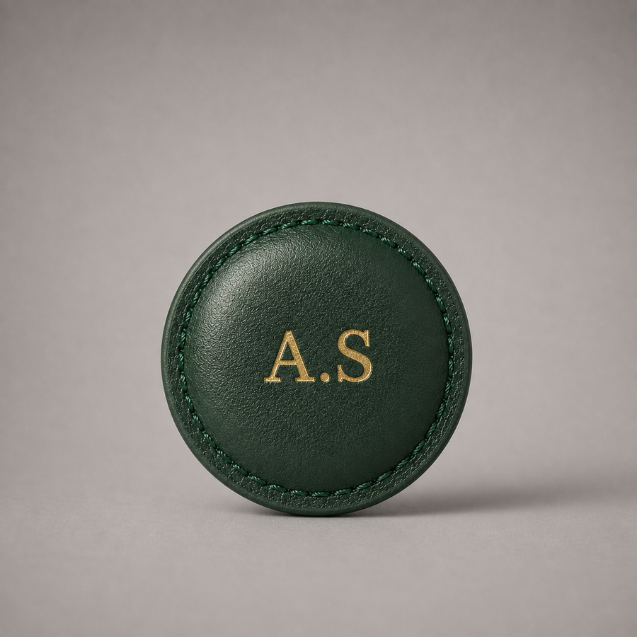 Personalised Golf Ball Marker (Forest Green)