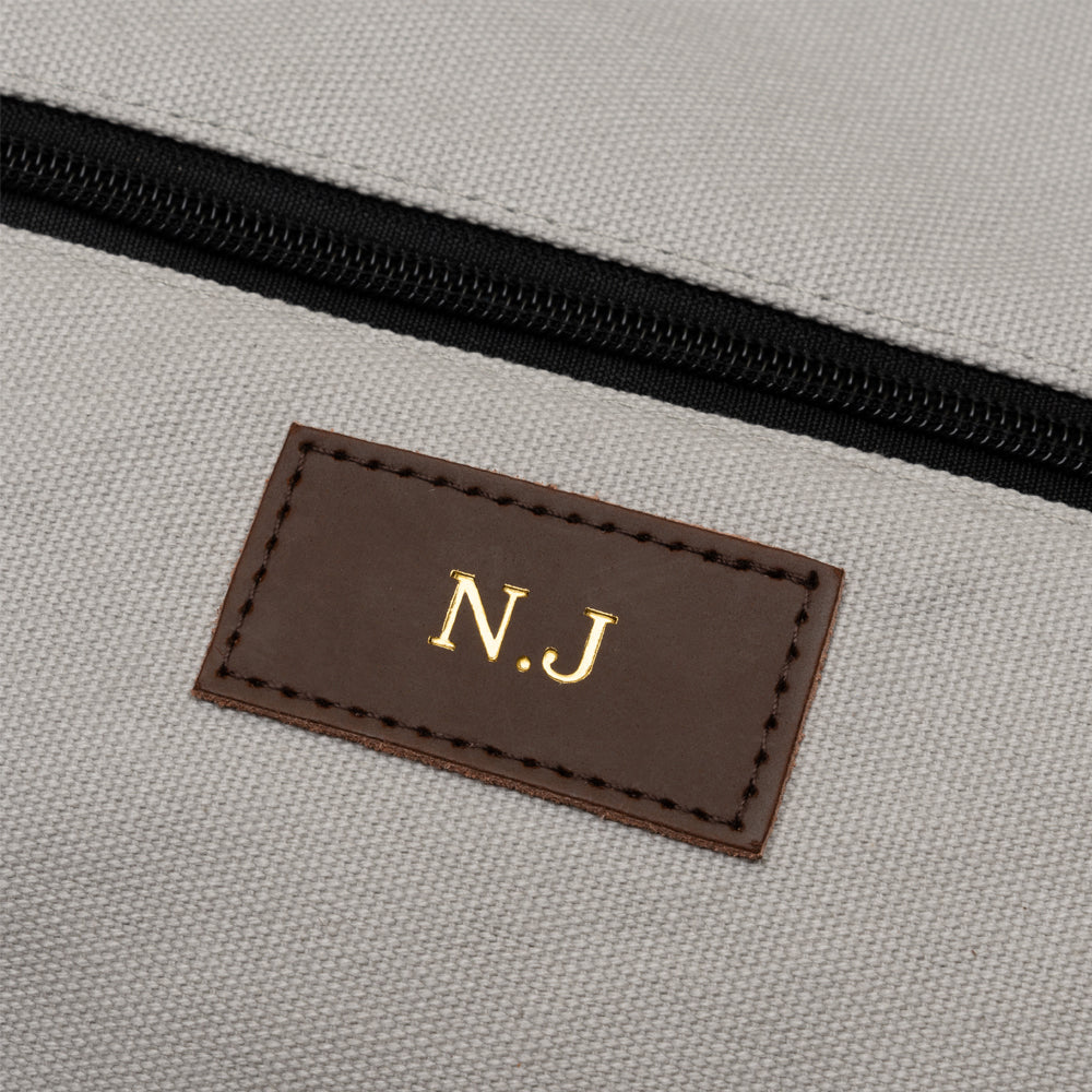 Personalised Golf Shoe Bag (Grey)