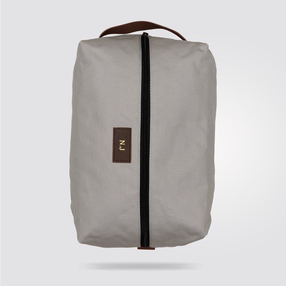 Personalised Golf Shoe Bag (Grey)