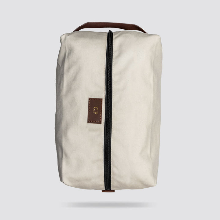 Personalised Golf Shoe Bag (Ivory)