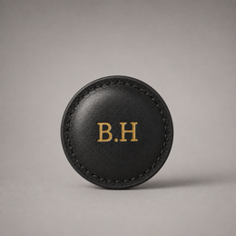 Personalised Golf Ball Marker (Jet Black)