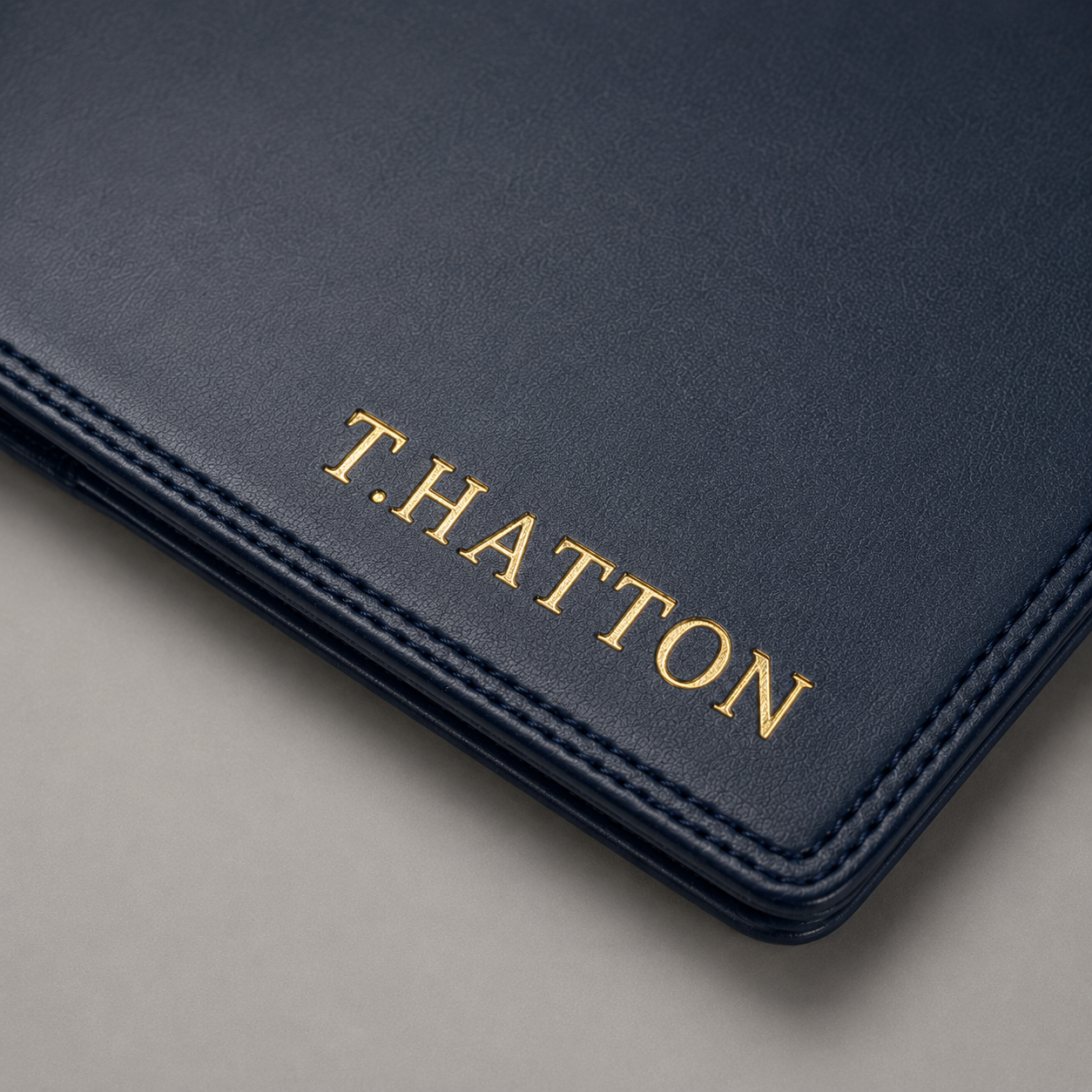 Personalised Golf Scorecard Holder (Navy)