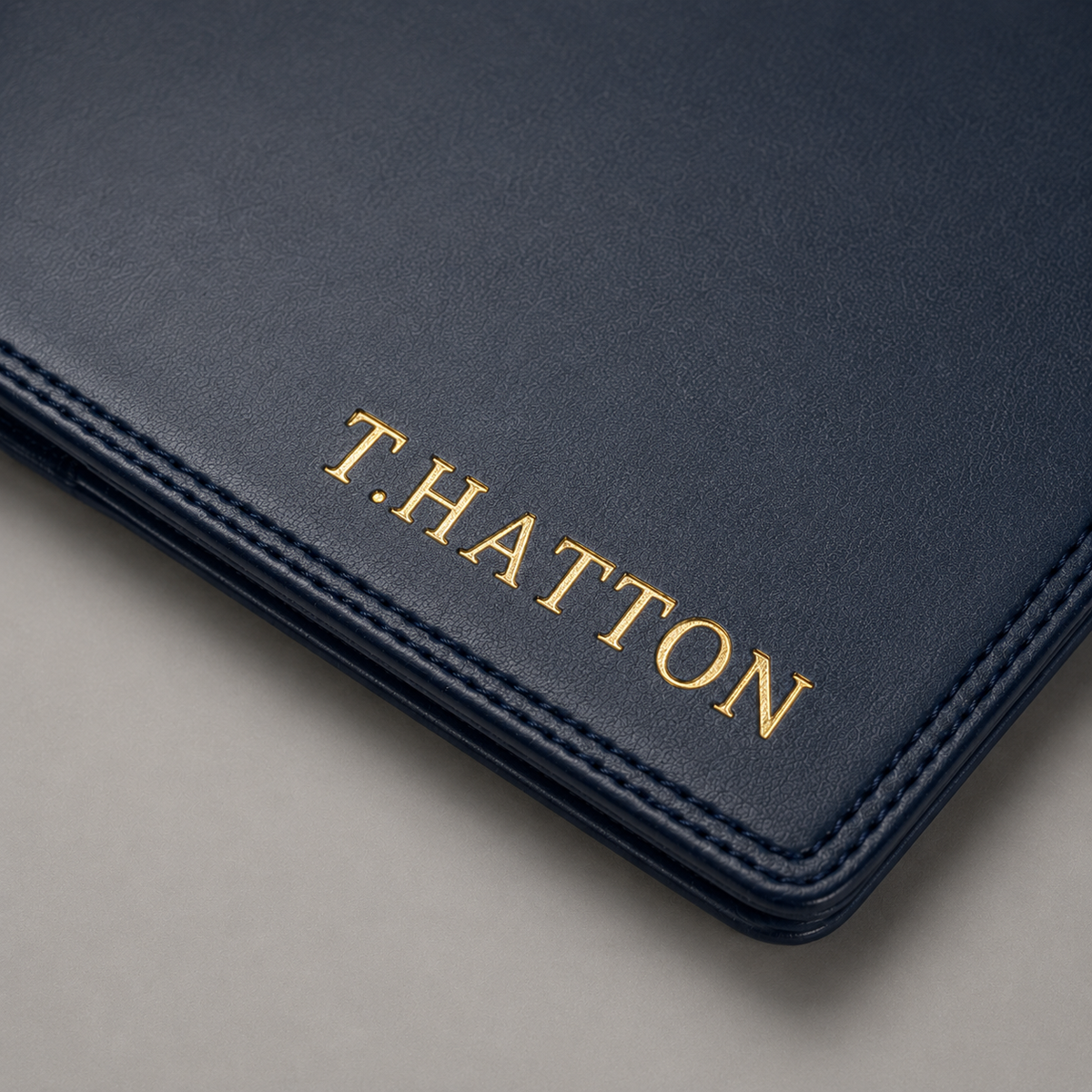 Personalised Golf Scorecard Holder (Navy)
