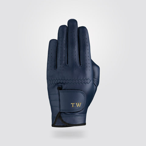 Personalised Premium Cabretta Leather Golf Glove (MENS) - Navy