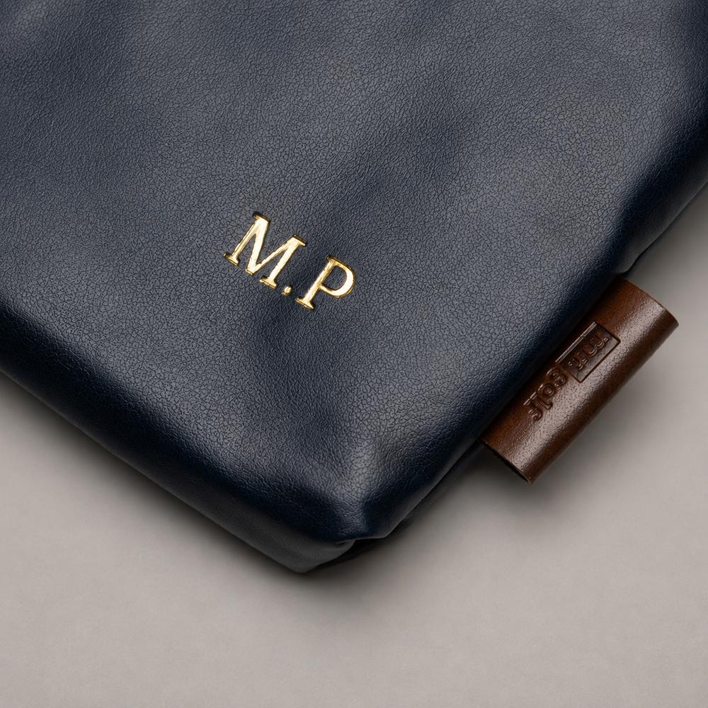 Personalised Golf Pouch Bag (Navy)