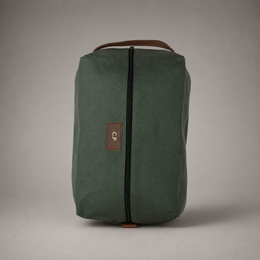 Personalised Golf Shoe Bag (Olive Green)