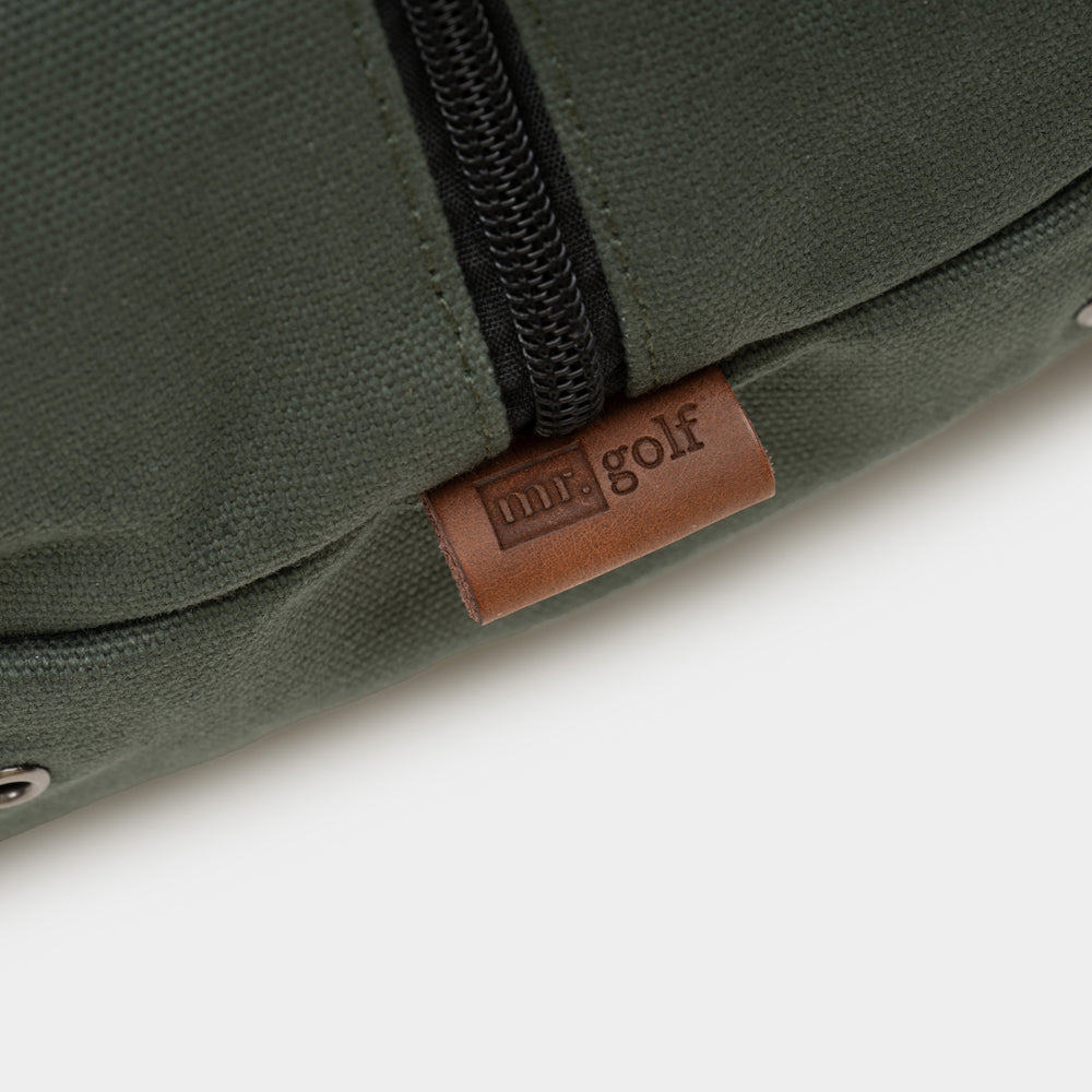 Personalised Golf Shoe Bag (Olive Green)