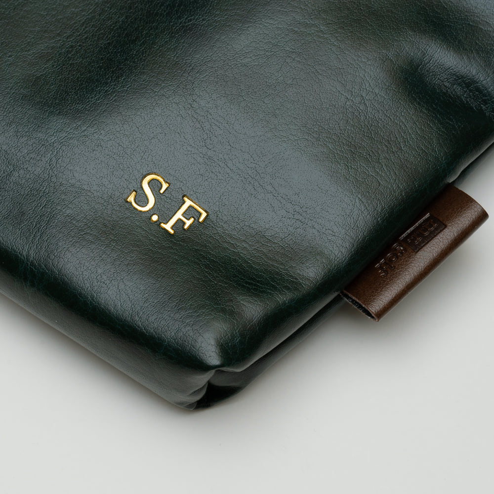 Personalised Golf Pouch Bag (Olive Green)
