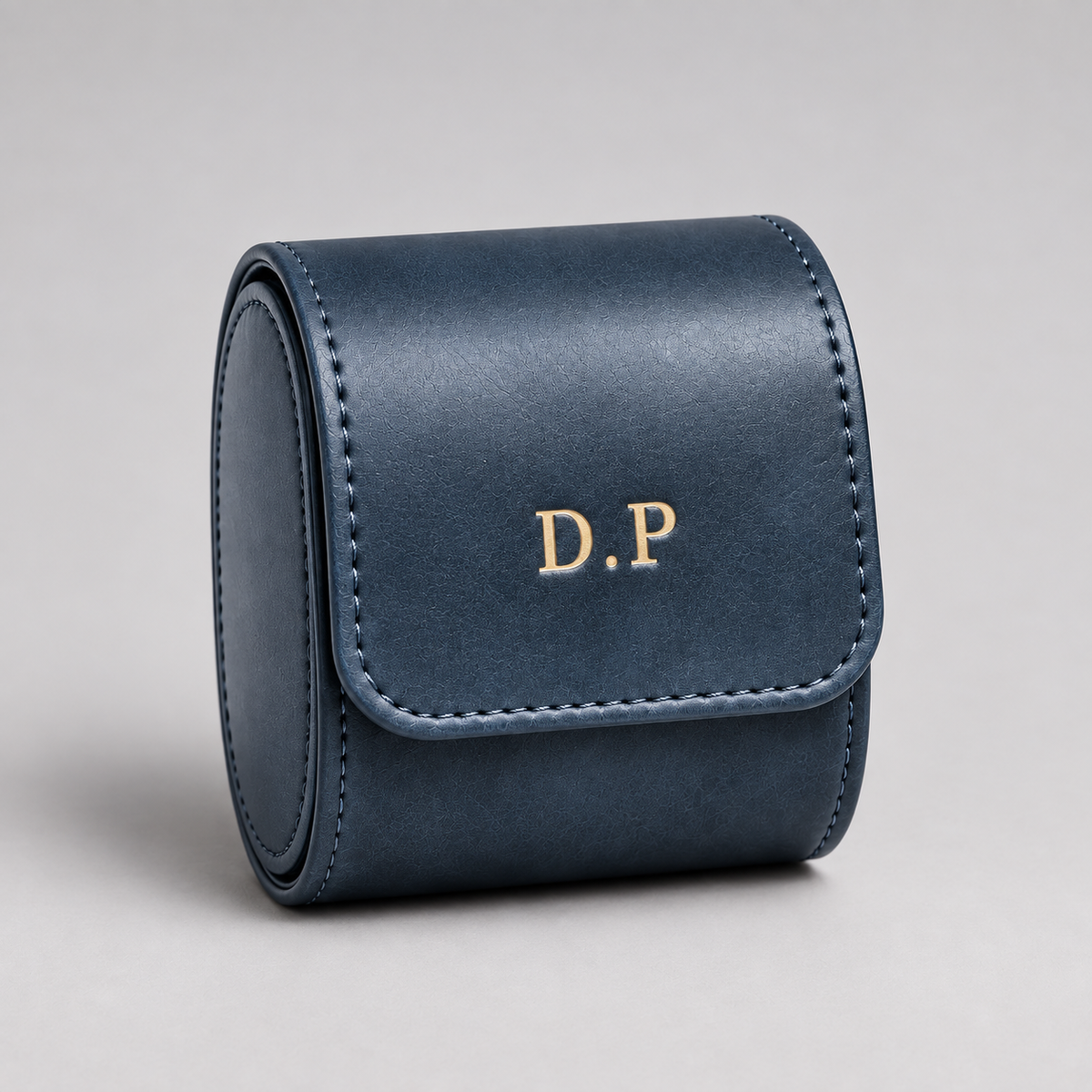 Personalised Premium Single Watch Case (Navy)