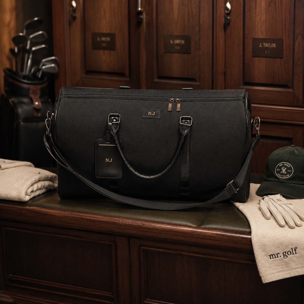 Personalised Premium Voyager Bag (Jet Black)