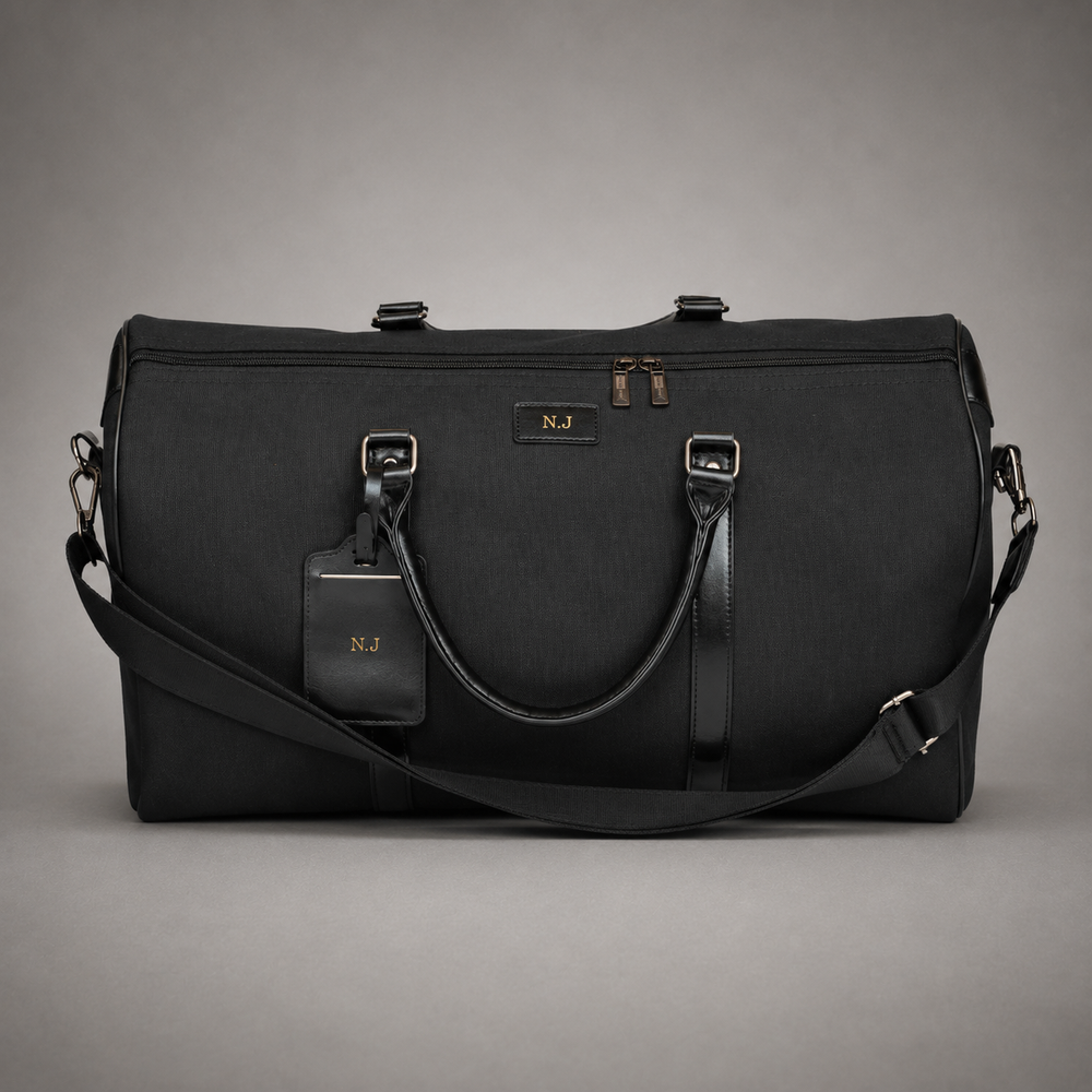 Personalised Premium Voyager Bag (Jet Black)