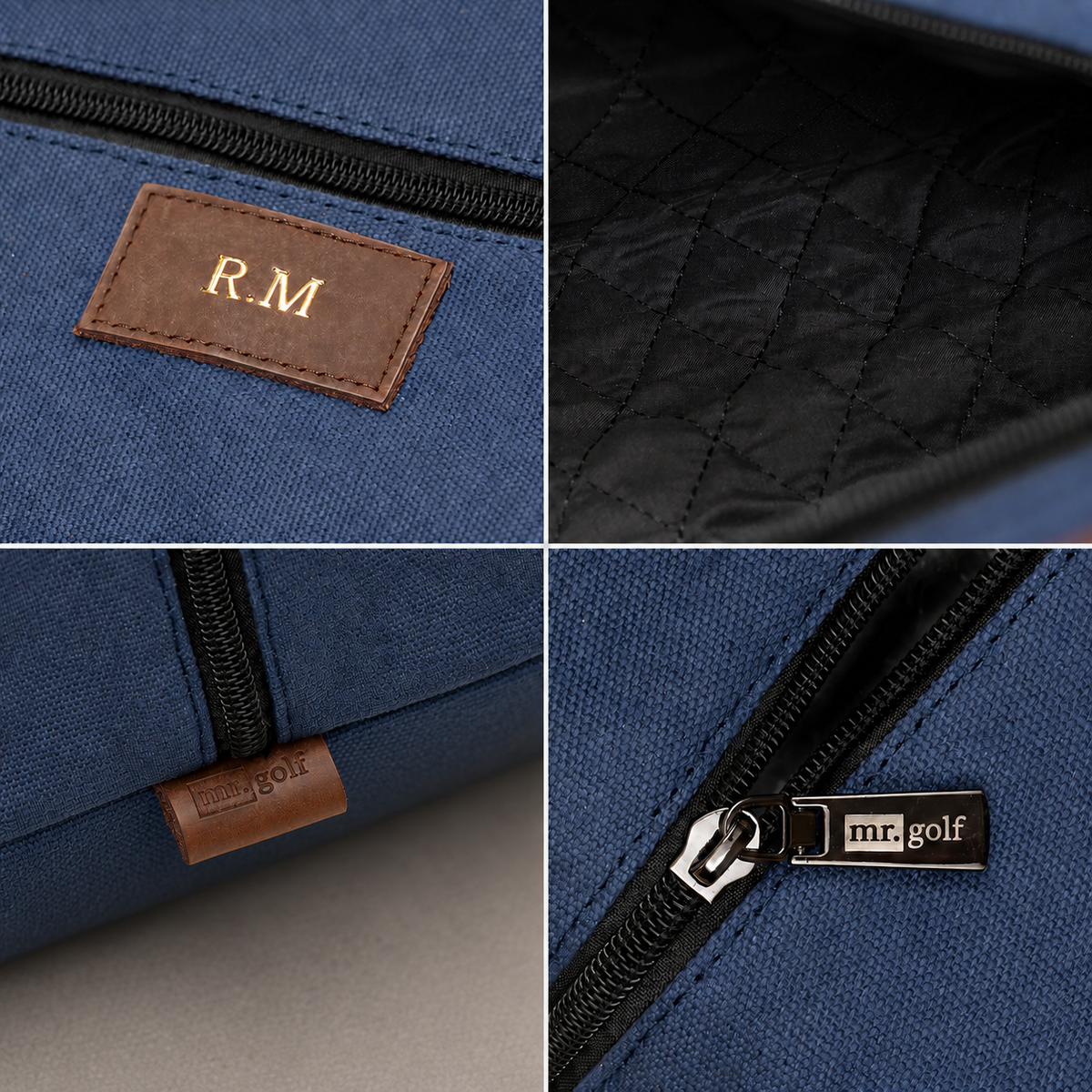 Personalised Golf Shoe Bag (Royal Blue)