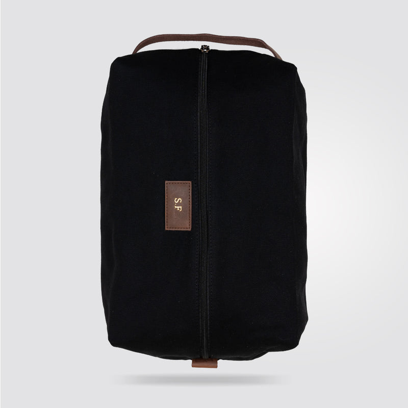 Personalised Golf Shoe Bag (Black)