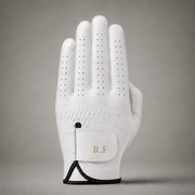 Personalised Premium Cabretta Leather Golf Glove (MENS) - White