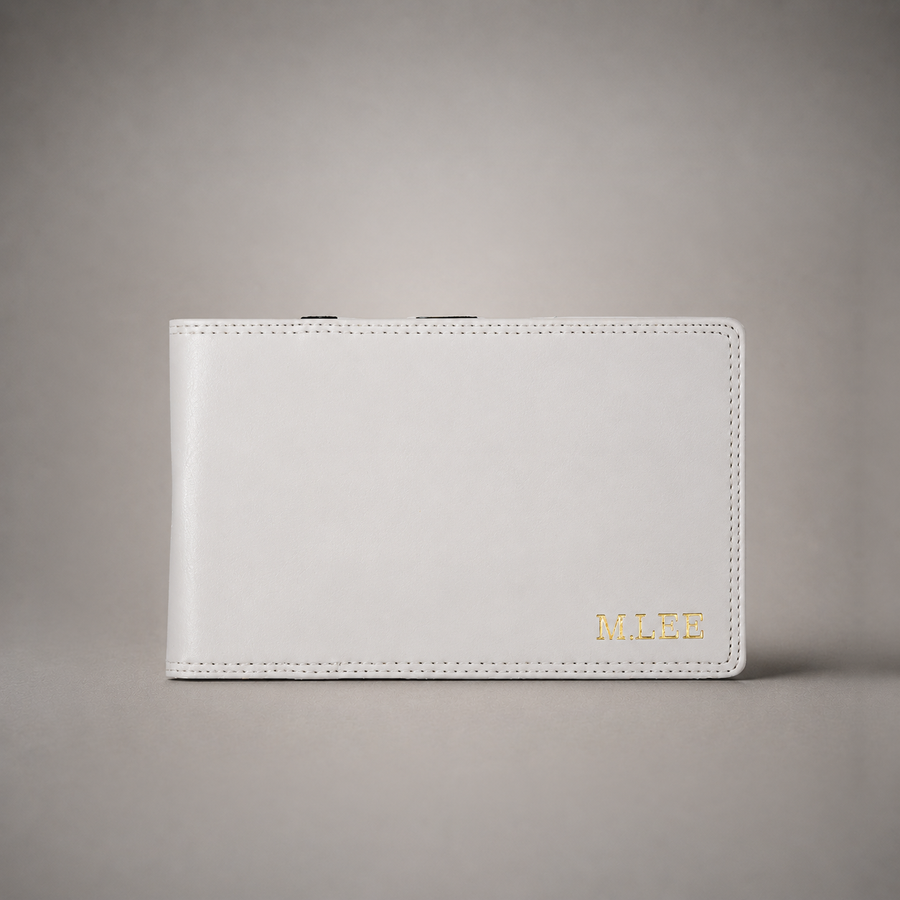Personalised Golf Scorecard Holder (White)