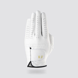 Personalised Premium Cabretta Leather Golf Glove (MENS) - White