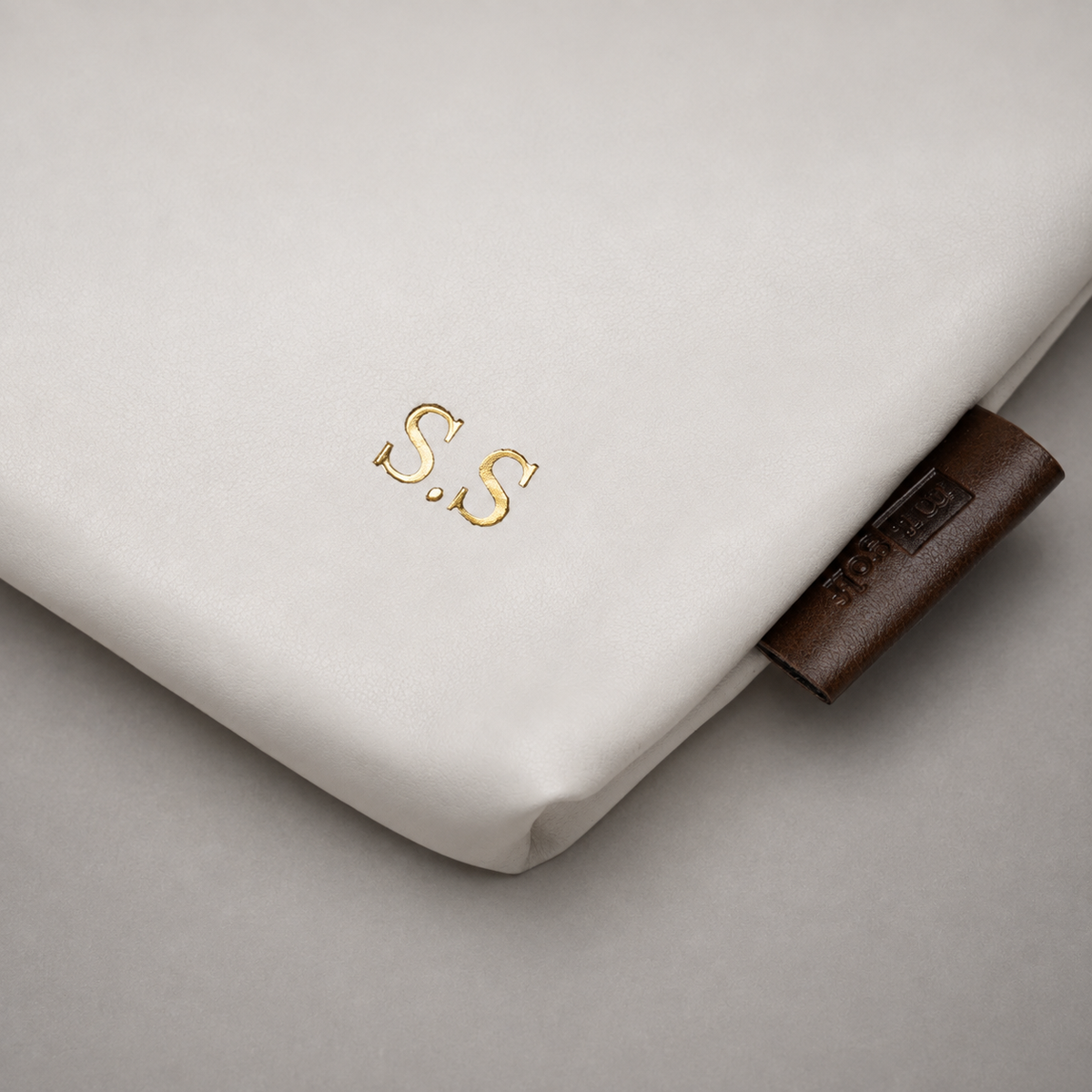 Personalised Golf Pouch Bag (White)