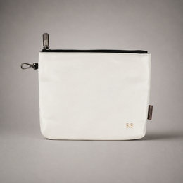 Personalised Golf Pouch Bag (White)