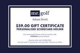 Gift Voucher - Personalised Scorecard Holder