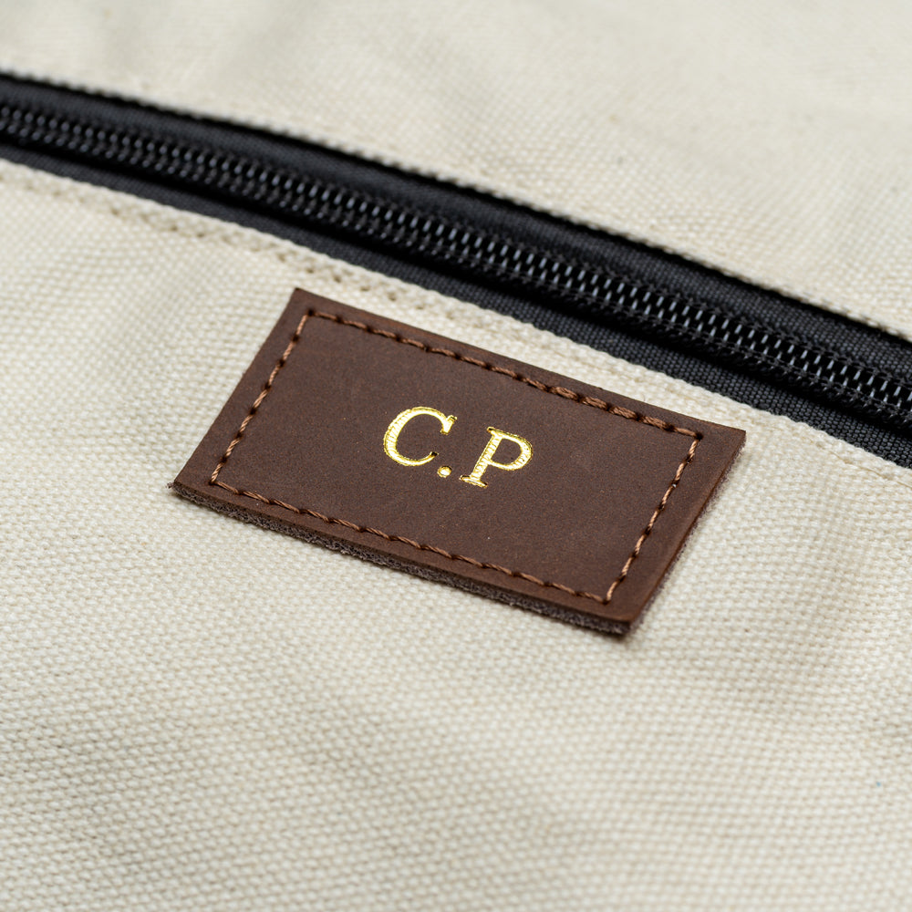 Personalised Golf Shoe Bag (Ivory)